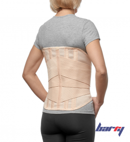 Корсет ортопедический противорадикулитный ПР-315 жесткий усиленный с 4 ребрами жесткости 35 см, беж (XS)